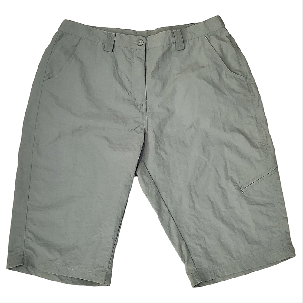 Mountain Warehouse Explore Long Short Size 10 Sage Green 13" Leg Elastic Waist